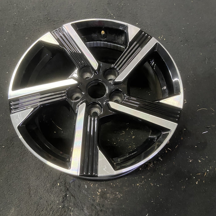 16" SENTRA 24-25 16x6.5, alloy Original OEM Wheel Rim - MACHINED BLACK - View 8