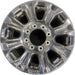 18" FORD F250SD PICKUP 17 18x8 , aluminum, 8 spoke , Original OEM Wheel Rim - - Front View