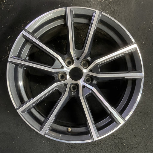 18" BMW 230i 22-26 18x7.5, , U spoke Original OEM Wheel Rim - MACHINED CHARCOAL - Additional View