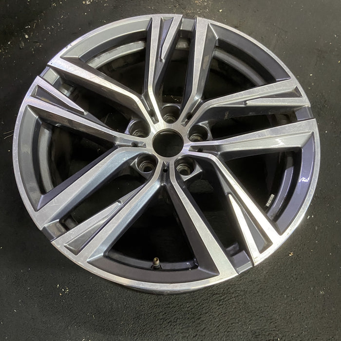 18" BMW 430i 22 18x8.5, , V spoke Original OEM Wheel Rim - MACHINED CHARCOAL - View 7
