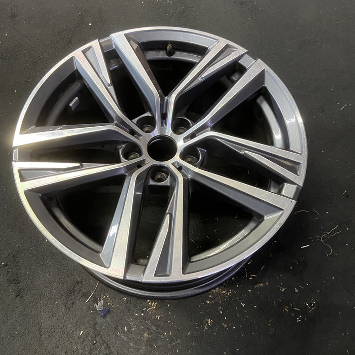 18" BMW 430i 22 18x8.5, , V spoke Original OEM Wheel Rim - MACHINED CHARCOAL - View 8
