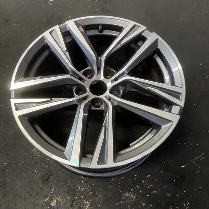 18" BMW 430i 22 18x8.5, , V spoke Original OEM Wheel Rim - MACHINED CHARCOAL - View 8