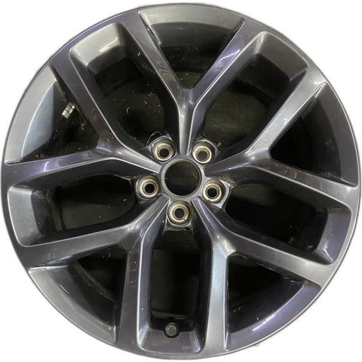 20" CHALLENGER 19-20 20x8 , , Y spoke, , Original OEM Wheel Rim - CHARCOAL - Front View