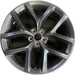 20" CHALLENGER 19-20 20x8 , , Y spoke, , Original OEM Wheel Rim - CHARCOAL - Front View