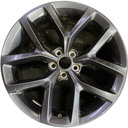 20" CHALLENGER 19-20 20x8 , , Y spoke, , Original OEM Wheel Rim - CHARCOAL - Front View