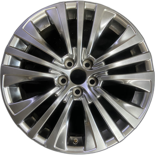 19" VENZA 21-22 19x7 Original OEM Wheel Rim - HYPER SILVER - Front View