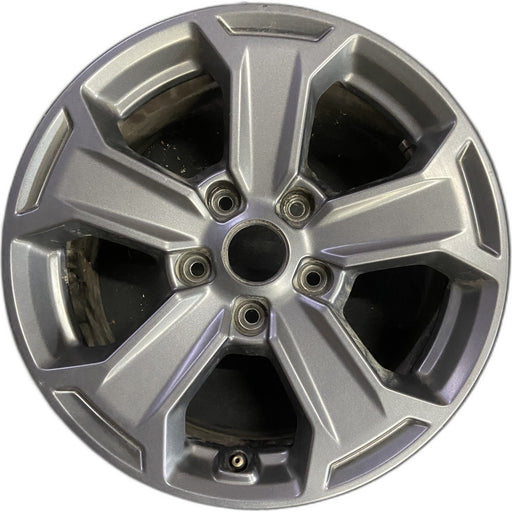 17" WRANGLER 18 VIN W , 17x7.5, 5 spoke , solid spoke, grooved spoke, Original - Front View