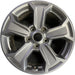 17" WRANGLER 18 VIN W , 17x7.5, 5 spoke , solid spoke, grooved spoke, Original - Front View