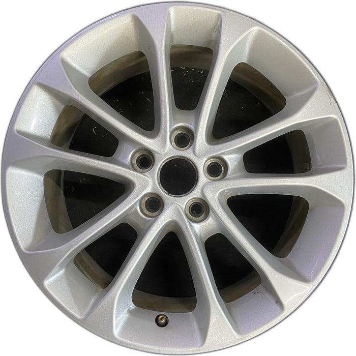 17" FUSION 19 17x7.5, aluminum, 10 spoke , w/flared spoke ends, Original OEM - Front View