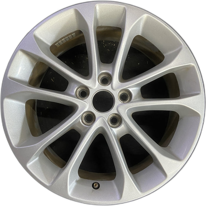 17" FUSION 19 17x7.5, aluminum, 10 spoke , w/flared spoke ends, Original OEM - Front View