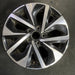 16" JETTA 22-26 16x6.5 Original OEM Wheel Rim - MACHINED BLACK - Additional View