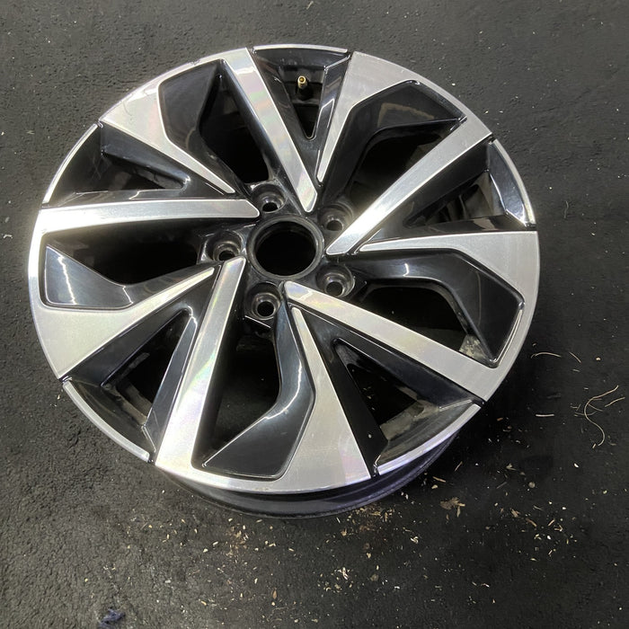 16" JETTA 22-26 16x6.5 Original OEM Wheel Rim - MACHINED BLACK - View 8