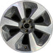 17" FORESTER 17-18 17x7, alloy , w/ face Original OEM Wheel Rim - MACHINED - Front View