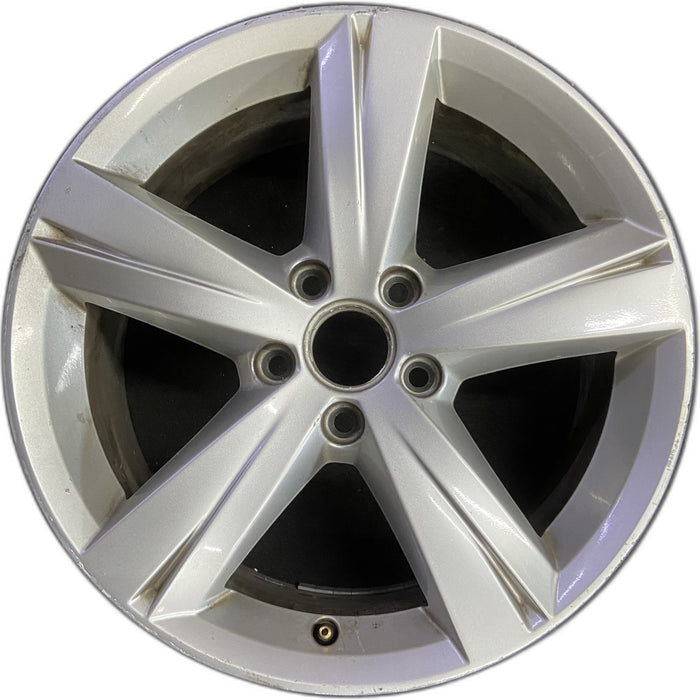 17" PASSAT 12-15 17x7 , 5 spoke Original OEM Wheel Rim - Front View