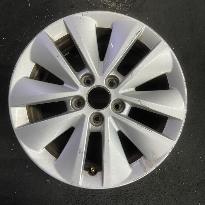 16" DART 14-16 16x7, alloy, 10 spoke Original OEM Wheel Rim - SILVER - Additional View