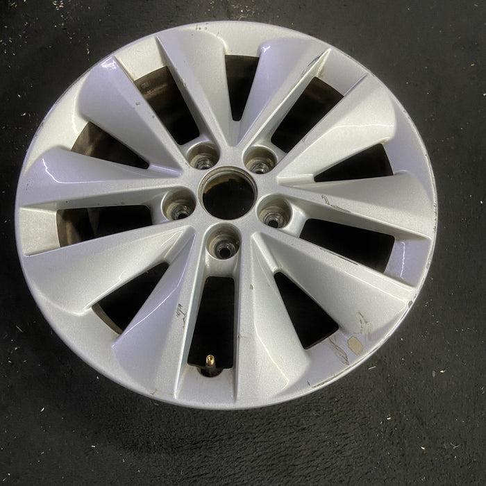 16" DART 14-16 16x7, alloy, 10 spoke Original OEM Wheel Rim - SILVER - View 7