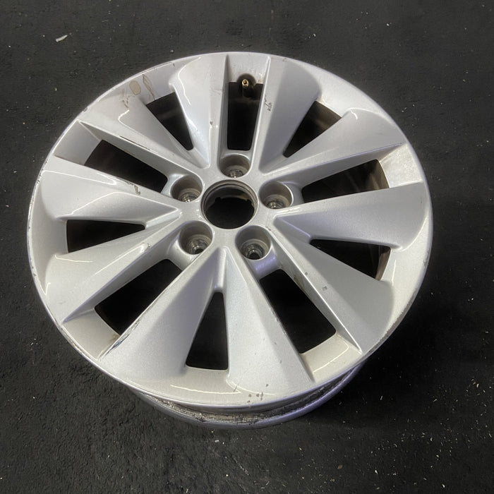 16" DART 14-16 16x7, alloy, 10 spoke Original OEM Wheel Rim - SILVER - View 8