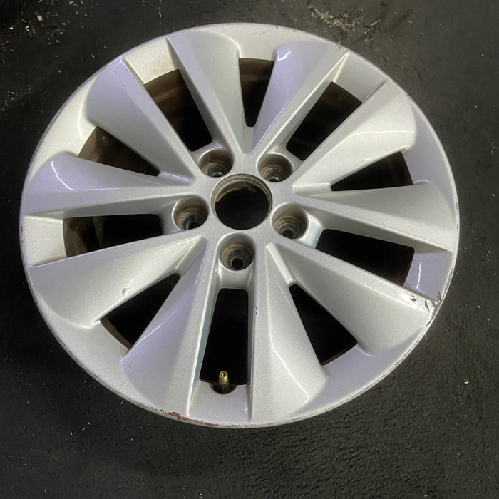 16" DART 14-16 16x7, alloy, 10 spoke Original OEM Wheel Rim - SILVER - View 7
