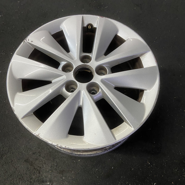 16" DART 14-16 16x7, alloy, 10 spoke Original OEM Wheel Rim - SILVER - View 8