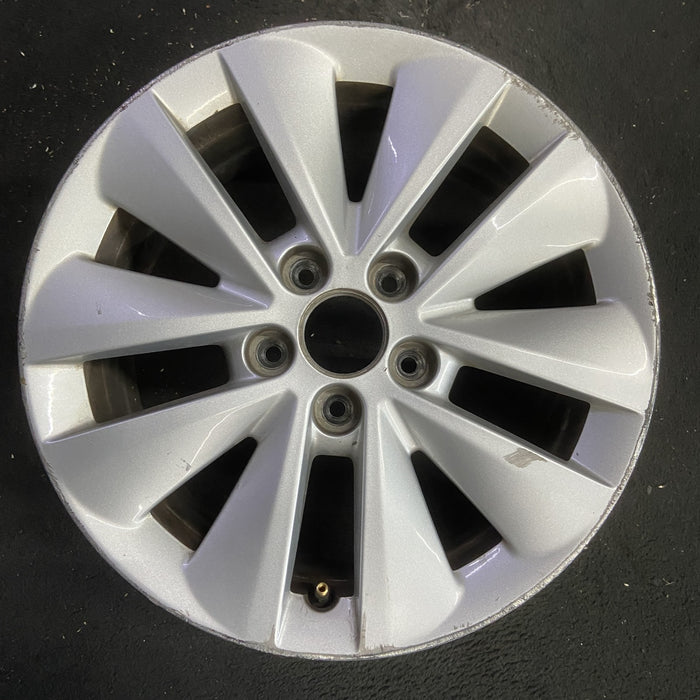 16" DART 14-16 16x7, alloy, 10 spoke Original OEM Wheel Rim - SILVER - Additional View