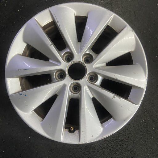 16" DART 14-16 16x7, alloy, 10 spoke Original OEM Wheel Rim - SILVER - Additional View