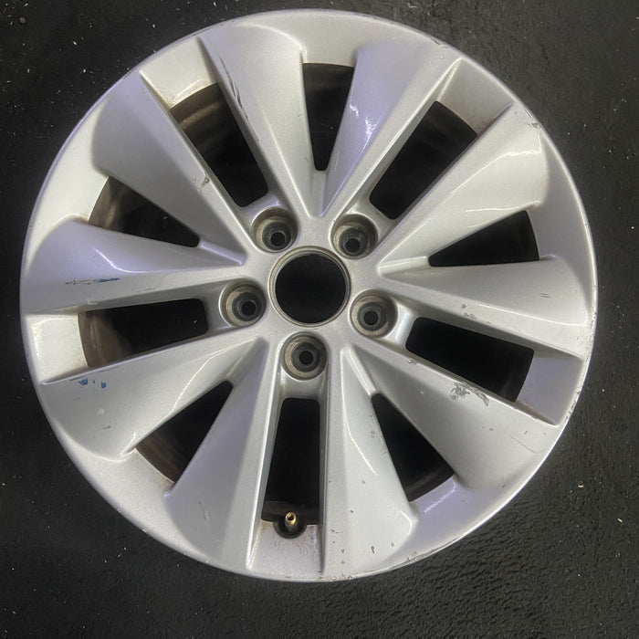 16" DART 14-16 16x7, alloy, 10 spoke Original OEM Wheel Rim - SILVER - Additional View