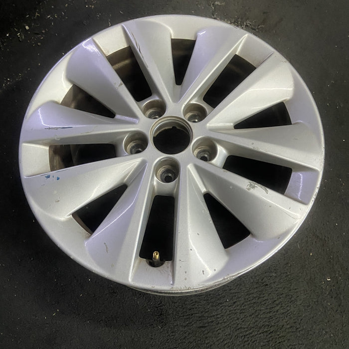 16" DART 14-16 16x7, alloy, 10 spoke Original OEM Wheel Rim - SILVER - View 7