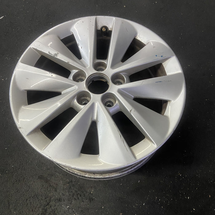16" DART 14-16 16x7, alloy, 10 spoke Original OEM Wheel Rim - SILVER - View 8
