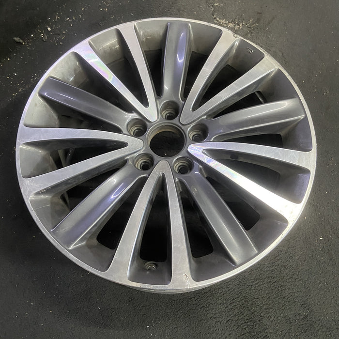 18" TLX 18 18x8 Original OEM Wheel Rim - MACHINED GREY - View 7