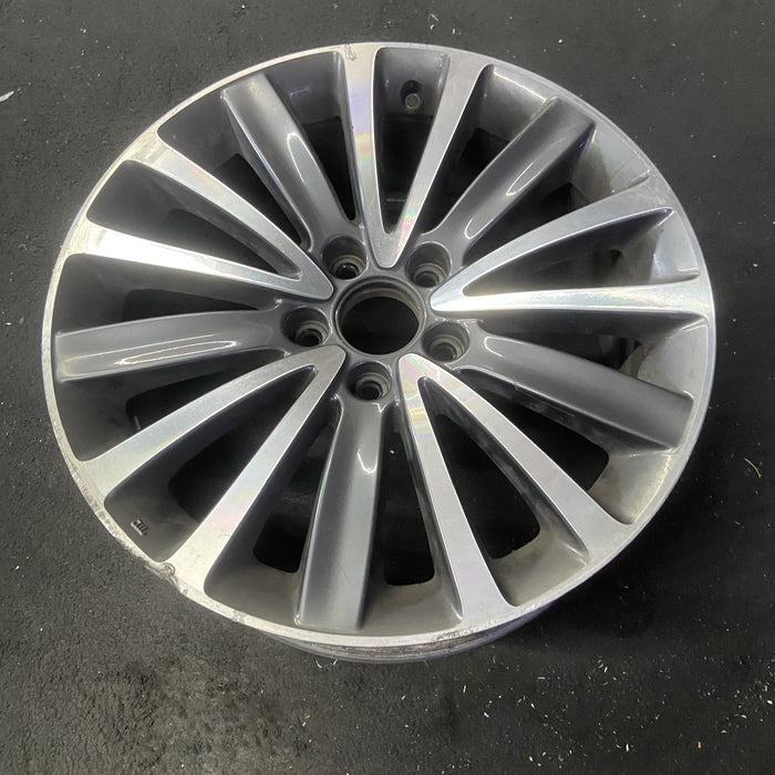 18" TLX 18 18x8 Original OEM Wheel Rim - MACHINED GREY - View 8