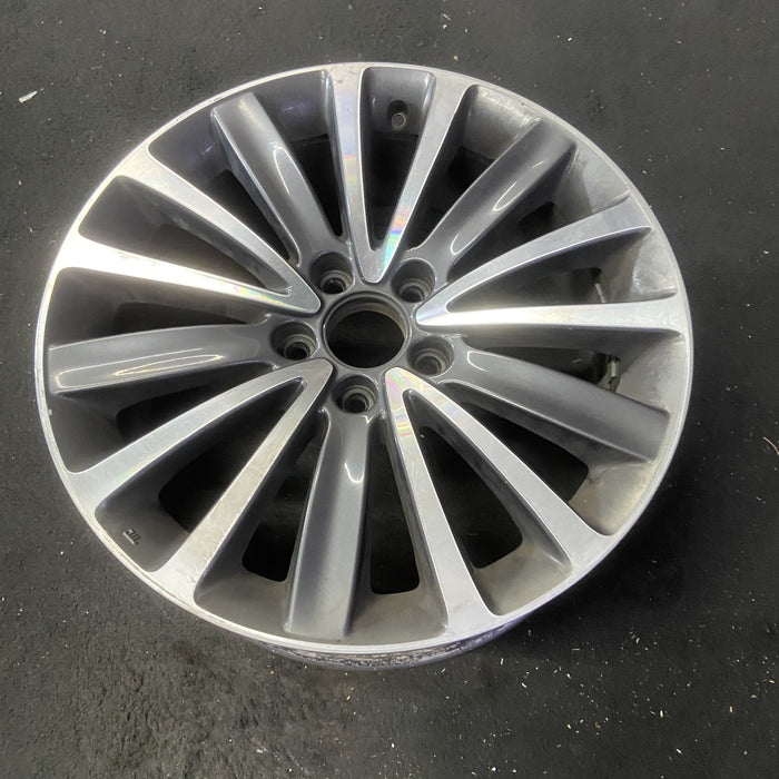 18" TLX 18 18x8 Original OEM Wheel Rim - MACHINED GREY - View 8