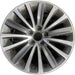 18" TLX 18 18x8 Original OEM Wheel Rim - MACHINED GREY - Front View