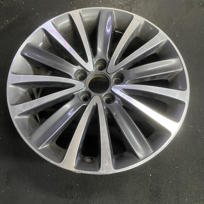 18" TLX 18 18x8 Original OEM Wheel Rim - MACHINED GREY - View 7