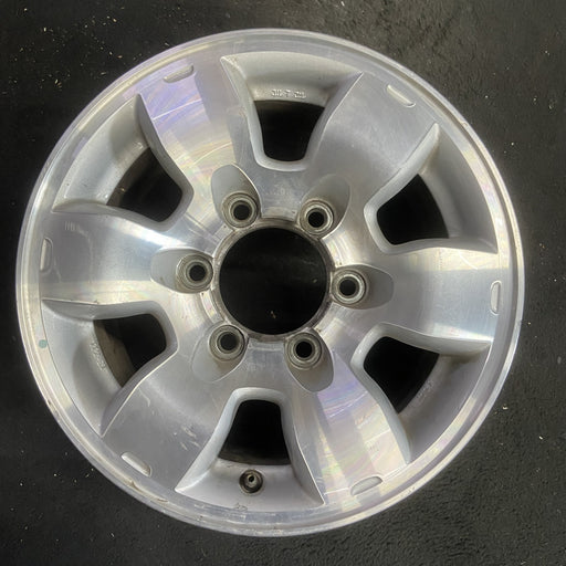 15" PATHFINDER 96 15x7, alloy, SE Original OEM Wheel Rim - MACHINED SILVER - Additional View