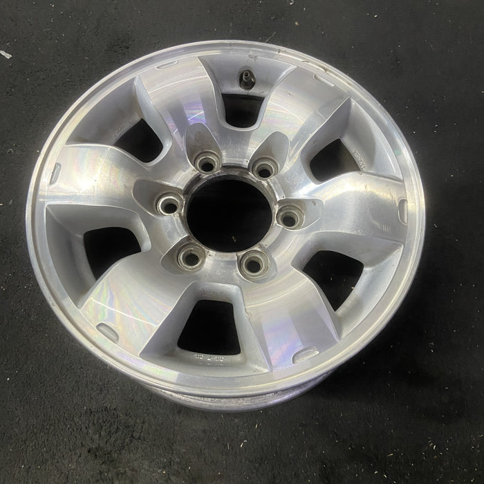 15" PATHFINDER 96 15x7, alloy, SE Original OEM Wheel Rim - MACHINED SILVER - View 8
