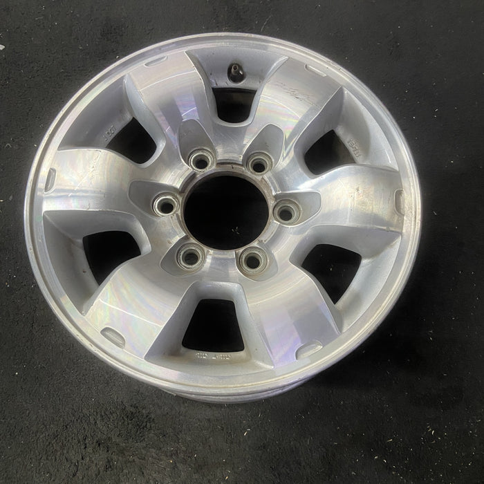 15" PATHFINDER 96 15x7, alloy, SE Original OEM Wheel Rim - MACHINED SILVER - View 8