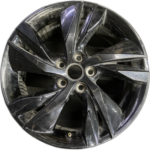 18" ENCORE GX 24 18x7.5 , Original OEM Wheel Rim - BLACK - Front View
