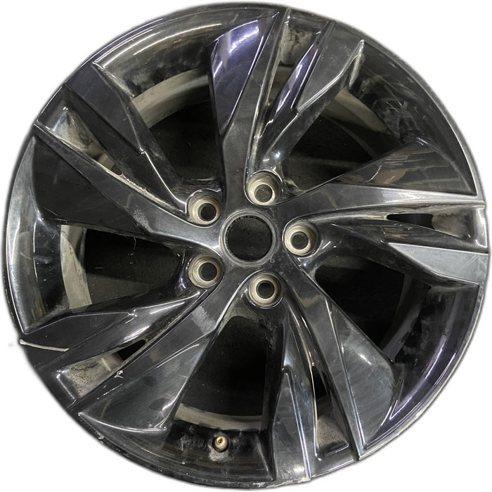 18" ENCORE GX 24 18x7.5 , Original OEM Wheel Rim - BLACK - Front View