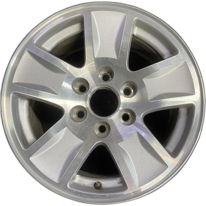 17" SIERRA 1500 PICKUP 19 classic , 17x8, 5 spoke Original OEM Wheel Rim - - Front View