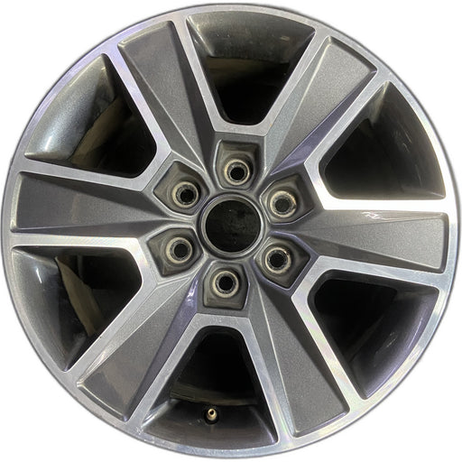 18" FORD F150 PICKUP 15-16 18x7.5, aluminum, 6 spoke, face with spoke pockets - Front View