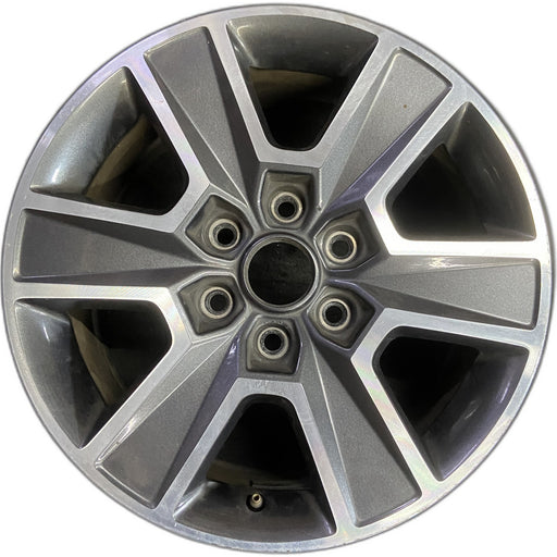 18" FORD F150 PICKUP 15-16 18x7.5, aluminum, 6 spoke, face with spoke pockets - Front View