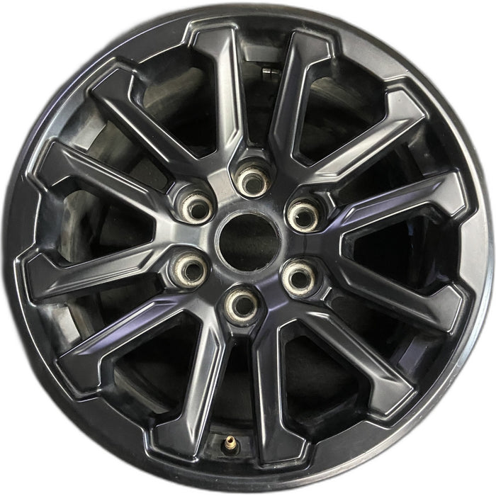 17" FORD F150 RAPTOR 24-26 , 6 spoke, V spoke Original OEM Wheel Rim - Front View