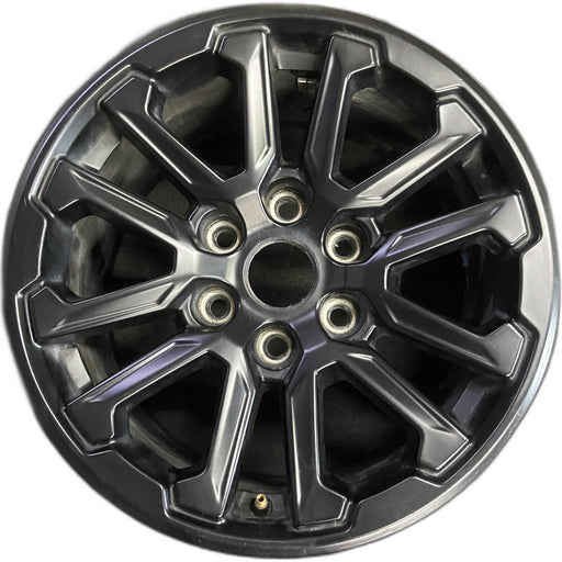 17" FORD F150 RAPTOR 24-26 , 6 spoke, V spoke Original OEM Wheel Rim - Front View