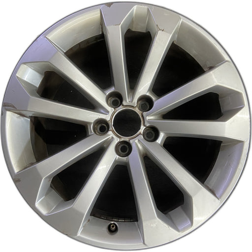 18" AUDI Q5 13-16 18x8, 5 double spoke Original OEM Wheel Rim - Front View