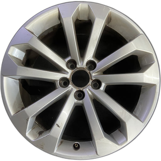 18" AUDI Q5 13-16 18x8, 5 double spoke Original OEM Wheel Rim - Front View