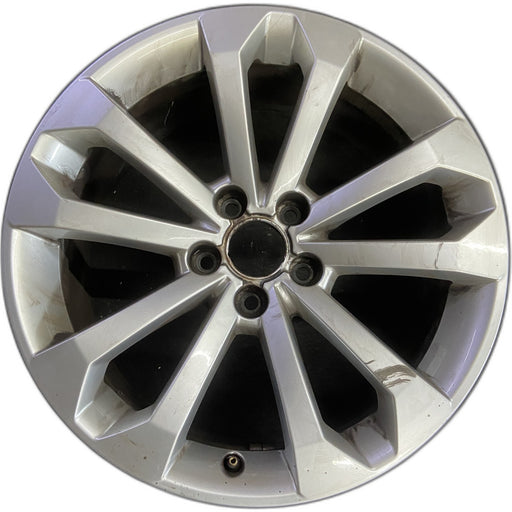 18" AUDI Q5 13-16 18x8, 5 double spoke Original OEM Wheel Rim - Front View