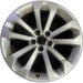 18" AUDI Q5 13-16 18x8, 5 double spoke Original OEM Wheel Rim - Front View