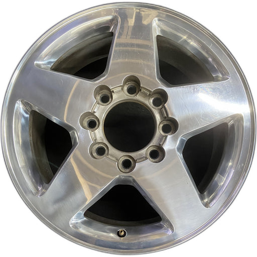20" SIERRA 2500 PICKUP 11-14 20x8.5 Original OEM Wheel Rim - POLISHED - Front View