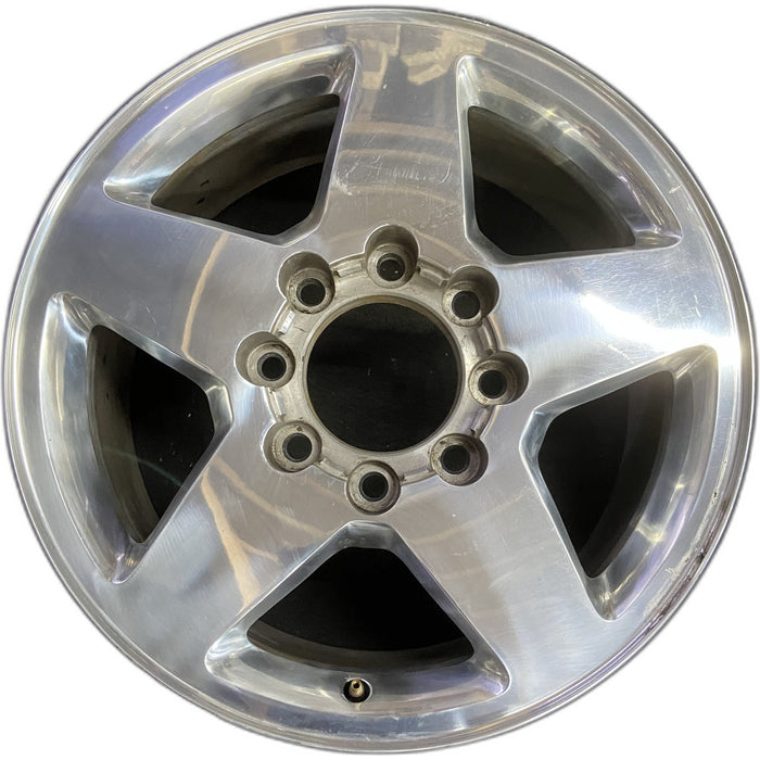 20" SIERRA 2500 PICKUP 11-14 20x8.5 Original OEM Wheel Rim - POLISHED - Front View