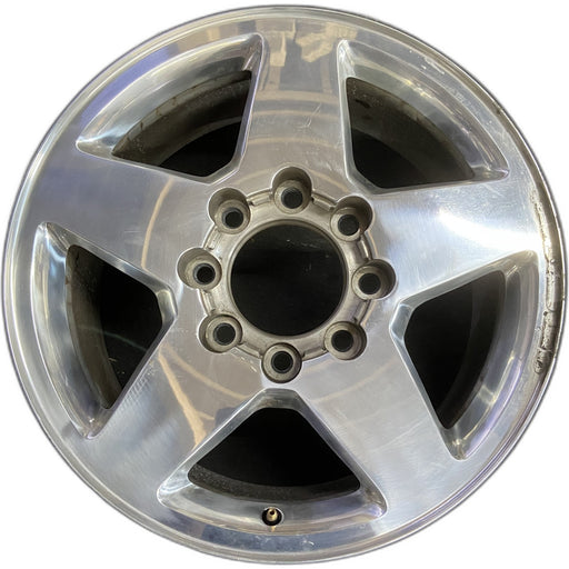 20" SIERRA 2500 PICKUP 11-14 20x8.5 Original OEM Wheel Rim - POLISHED - Front View